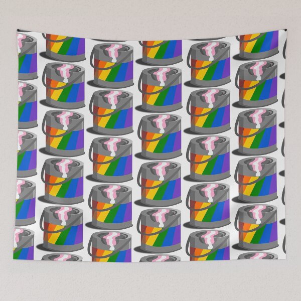 Item preview, Proud Paint Demigirl Flag in a Bucket designed and sold by HarveyHandcraftsandDesigns.
