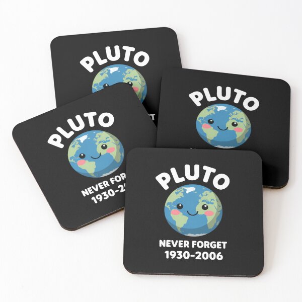 Item preview, Pluto Never Forget Retro Space Throwback designed and sold by HumansStuck12.