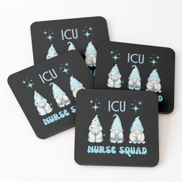 Item preview, Intensive Care Nurse, ICU  Nurse, Nurse Squad, Funny Christmas Blue Nurse Elf Troll Gnome designed and sold by KolorellaS.