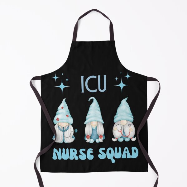 Item preview, Intensive Care Nurse, ICU  Nurse, Nurse Squad, Funny Christmas Blue Nurse Elf Troll Gnome designed and sold by KolorellaS.