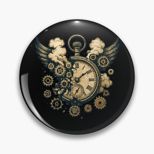 Item preview, Vintage Steampunk Clock designed and sold by Gradasdaughter.