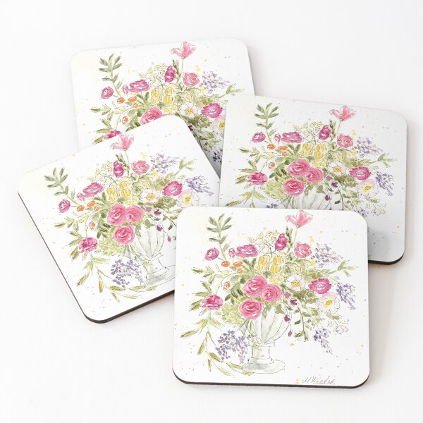 Item preview, Floral greeting designed and sold by MariaWinterArt.
