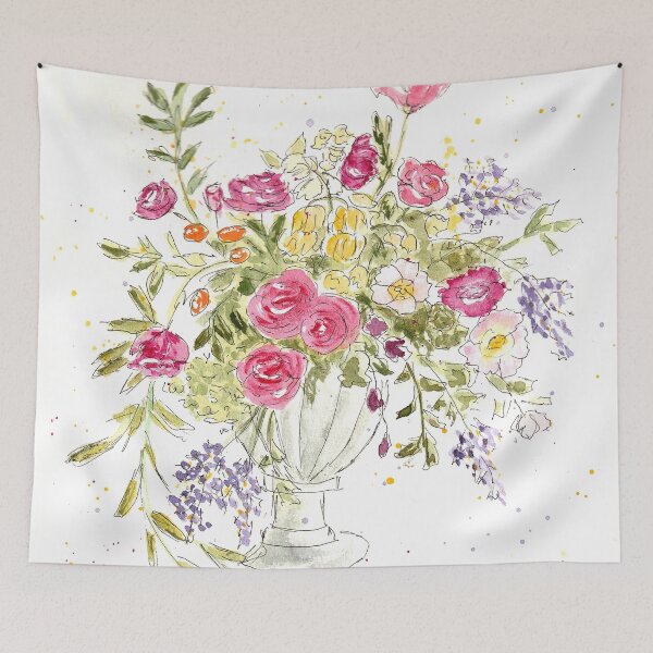 Item preview, Floral greeting designed and sold by MariaWinterArt.