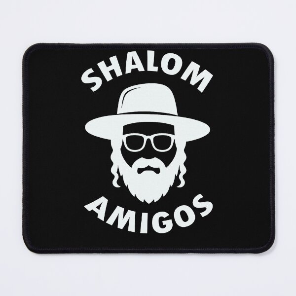 Item preview, Shalom Amigos Funny Jewish T‑Shirt – Southern Kosher Humor Tee | Hebrew Rabin Style Shirt for Men, Women & Kids designed and sold by Jerusalem Shuk.