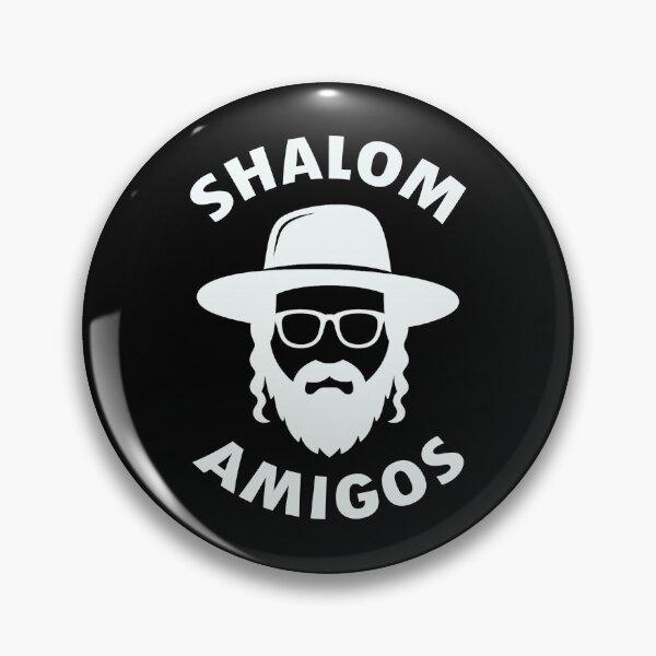 Item preview, Shalom Amigos Funny Jewish T‑Shirt – Southern Kosher Humor Tee | Hebrew Rabin Style Shirt for Men, Women & Kids designed and sold by Jerusalem Shuk.