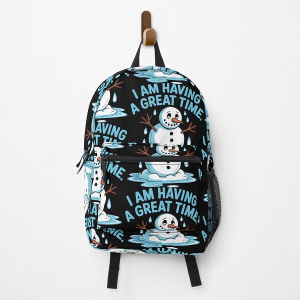 Item preview, I Am Having a Great Time Melting Snowman Irony Winter Humor Design designed and sold by SplashTastic.