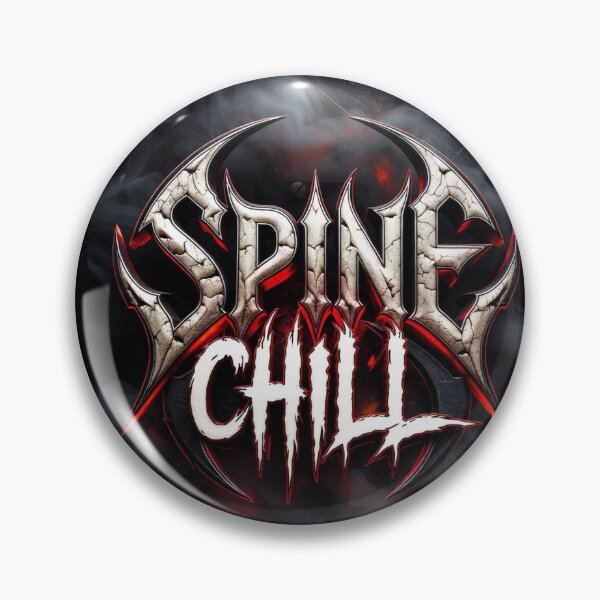 Item preview, Spinechill Cracked Bone Logo – Heavy Metal Horror Emblem designed and sold by Vertura Group.
