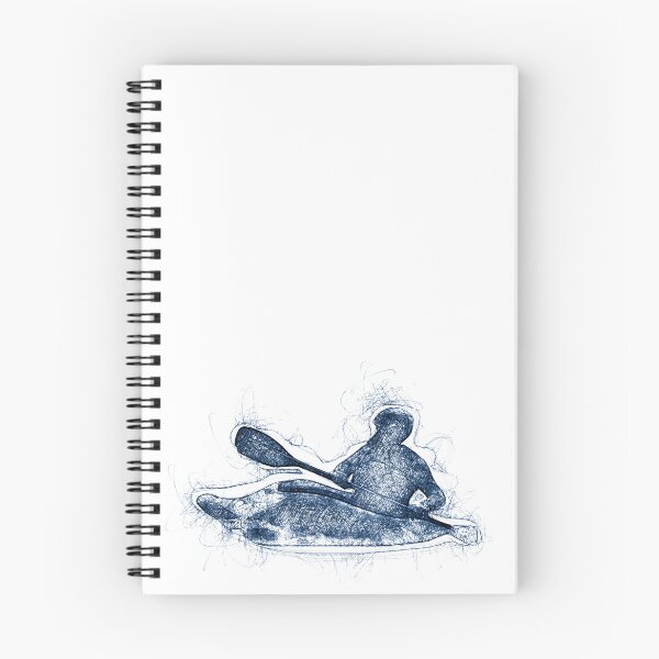 Item preview, Abstract Paddler Linework Illustration for Kayakers - Adventure Sports Graphic Design designed and sold by Lena Cox Studio.