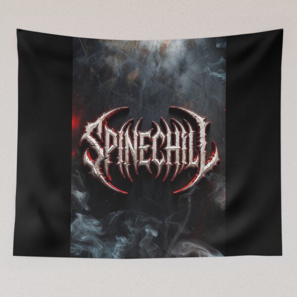 Item preview, Spinechill Razorbone Emblem – Dark Metal Horror Logo Art designed and sold by Vertura Group.