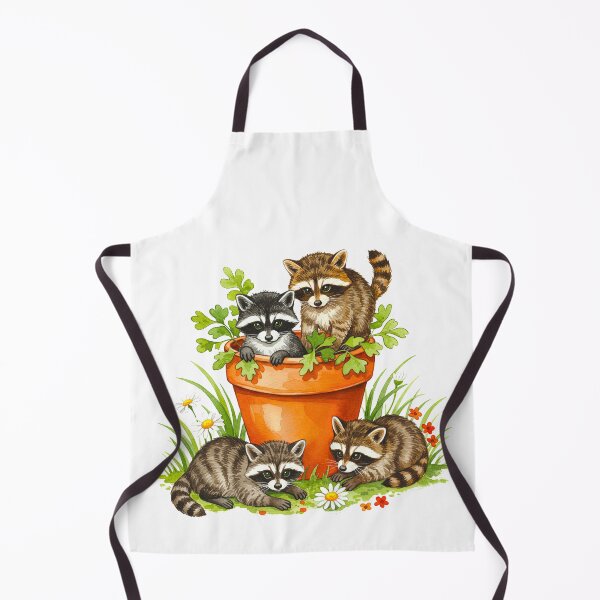 Item preview, Baby Raccoons In Pot Cute Wildlife designed and sold by TeeARTHY.