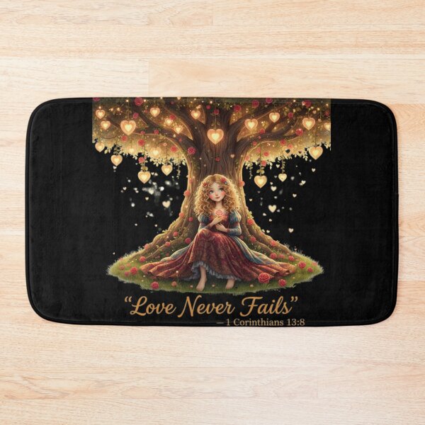 Item preview, Kawaii Christian Bear – “When I Am Afraid, I Trust in Him” Psalm 56:3 | Cute Faith Bible Verse Art designed and sold by AmenAlways.