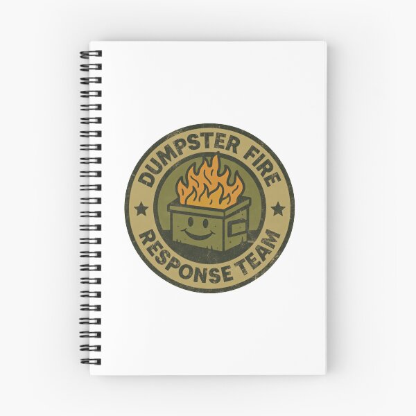 Item preview, Dumpster Fire Response Team Leader Critical Trash Intervention Taskforce designed and sold by HumansStuck12.