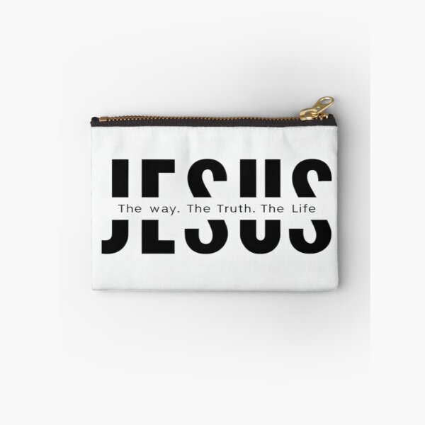 Item preview, Jesus Typography Design – The Way, The Truth, The Life – Christian Faith Statement Art designed and sold by Bright Nest Studio.