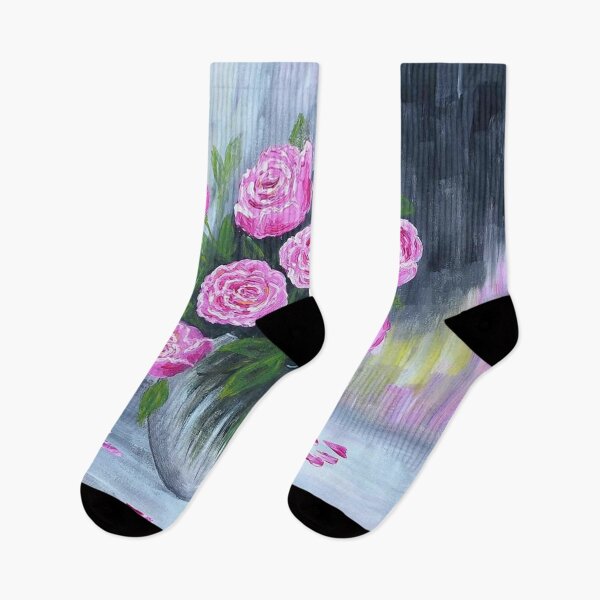 Artikelvorschau, Rosa Pfingstrosen entworfen und verkauft von MariaWinterArt.