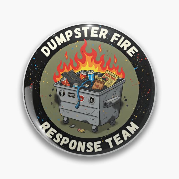 Item preview, Dumpster Fire Response Team Leader Trash Disaster Recovery Patrol designed and sold by HumansStuck12.
