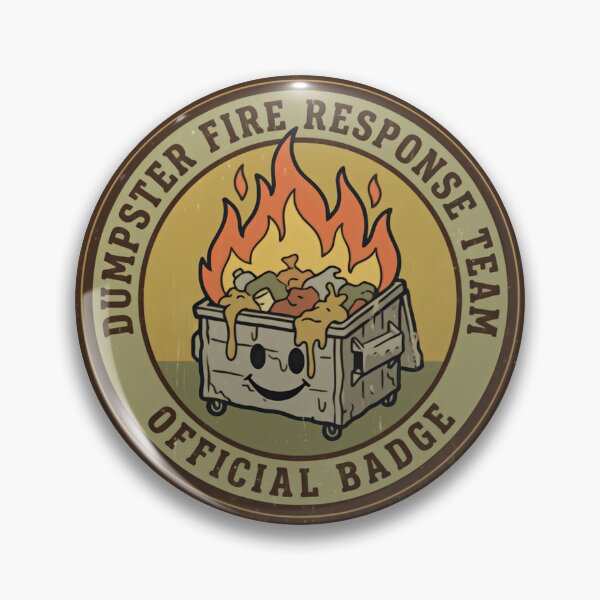 Item preview, Dumpster Fire Response Team Leader Maximum Chaos Trash Division designed and sold by HumansStuck12.