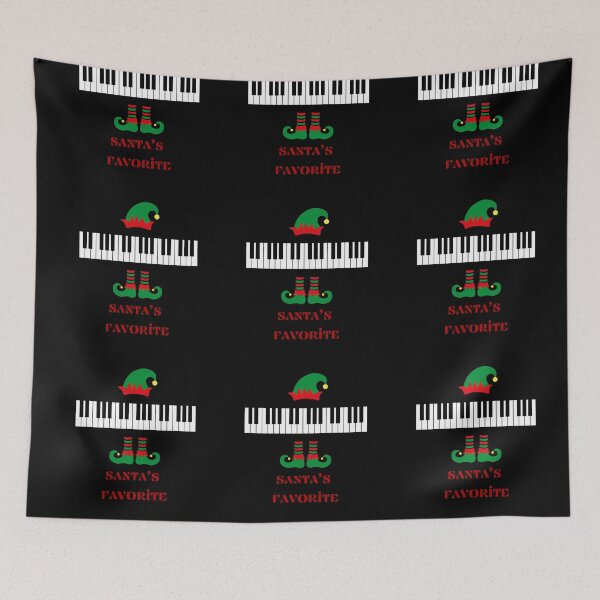 Item preview,   Piano team,  Santa's favorite piano teacher,music lover, piano player, Musical elf, designed and sold by KolorellaS.