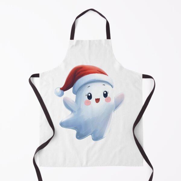 Item preview, Cute Christmas Ghost – Kawaii Winter Holiday Spirit designed and sold by Dream Magic Co.
