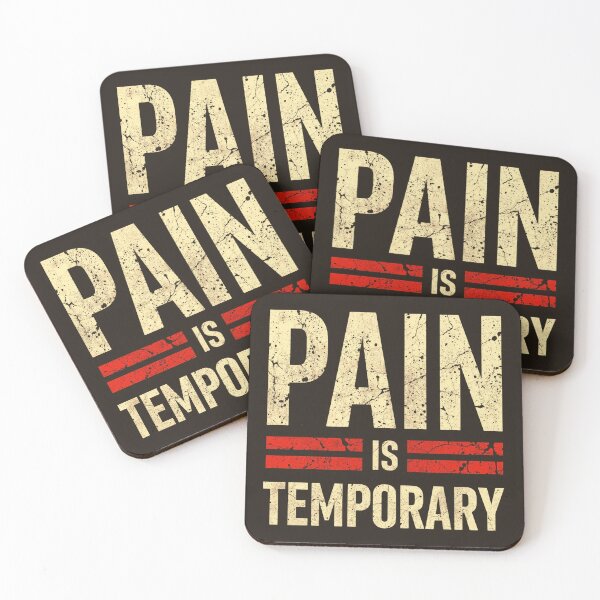 Item preview, Pain Is Temporary Motivation designed and sold by Dorlax Colours.
