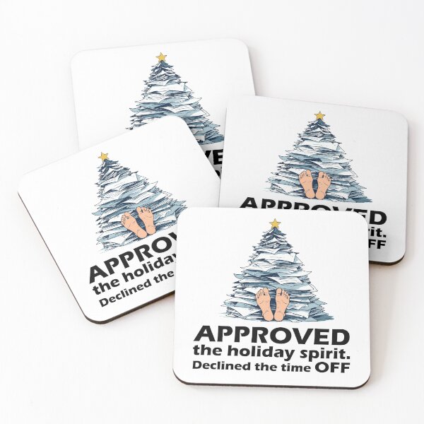 Item preview, Declined The Time Off T-Shirt | Funny HR Holiday Request Design designed and sold by SylwiaPrint.