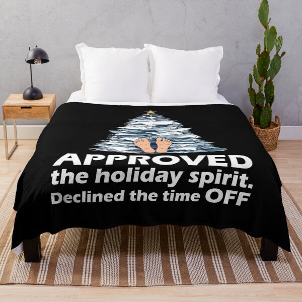 Item preview, Declined The Time Off T-Shirt | Funny HR Holiday Request Design designed and sold by SylwiaPrint.