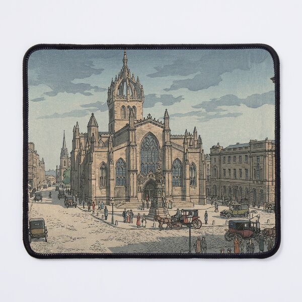 Item preview, St Giles Cathedral Japanese Woodblock Print designed and sold by Takeda-art.