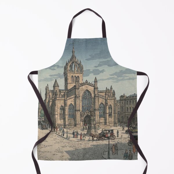 Item preview, St Giles Cathedral Japanese Woodblock Print designed and sold by Takeda-art.