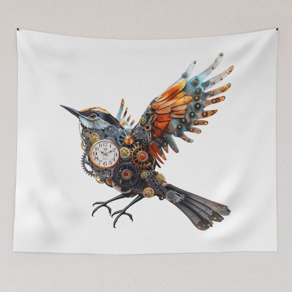 Item preview, Steampunk Bird Clockwork Mechanical designed and sold by TeeARTHY.