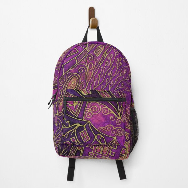 Item preview, Purple Dreams: Golden Cityscapes designed and sold by Ewa Miller.