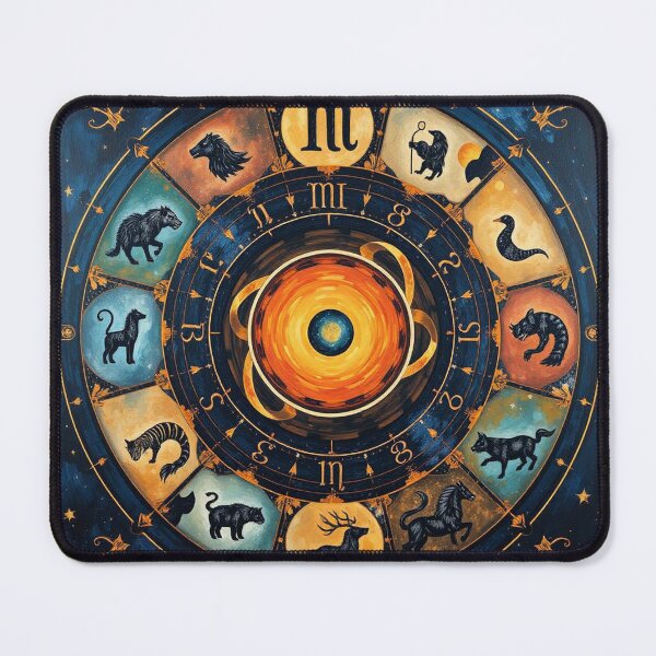 Item preview, Circular zodiac chart designed and sold by LCPcreations.