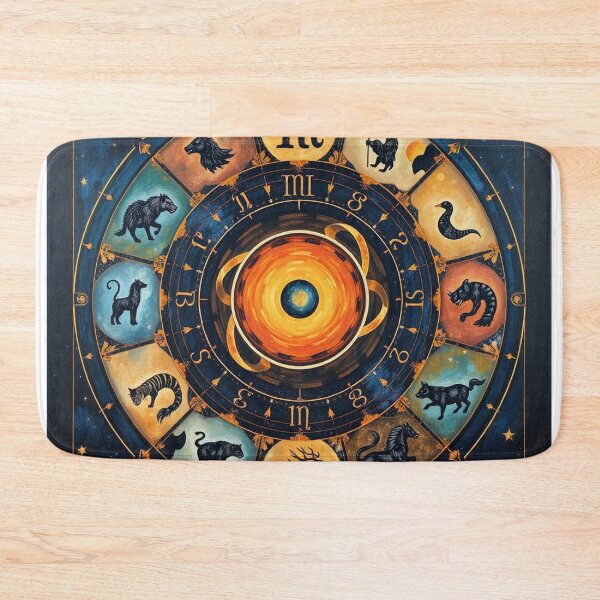 Item preview, Circular zodiac chart designed and sold by LCPcreations.