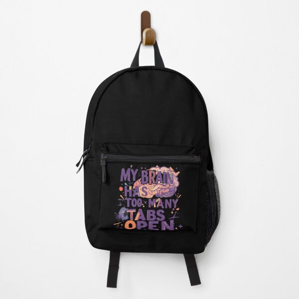 Item preview, My Brain Has Too Many Tabs Open T-Shirt | Funny WFH ADHD Gift designed and sold by SylwiaPrint.