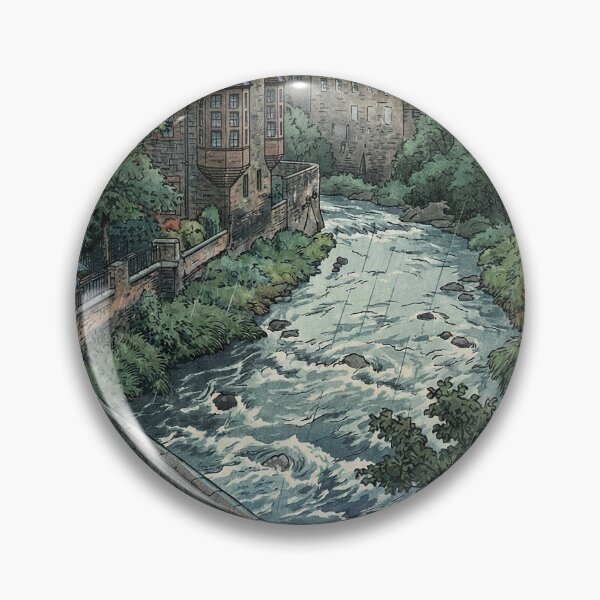 Item preview, Rainy Day at Dean Village Japanese Woodblock Print designed and sold by Takeda-art.