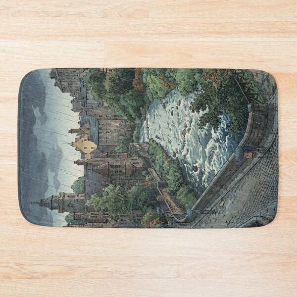 Item preview, Rainy Day at Dean Village Japanese Woodblock Print designed and sold by Takeda-art.