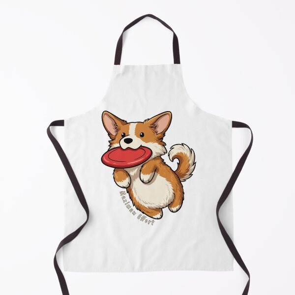 Item preview, Maximum Effort - Funny Corgi Frisbee Jump designed and sold by Tiny-roar-studio.