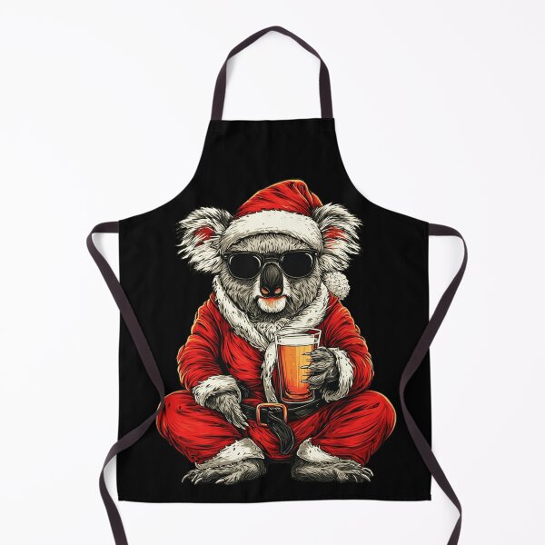 Item preview, Cool Koala Santa Bear Wearing Sunglasses Drinking Beer designed and sold by k3rstman1.