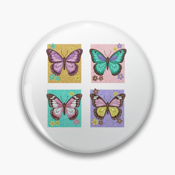 Item preview, Four Pastel Butterflies Nature Insect Set designed and sold by TeeARTHY.