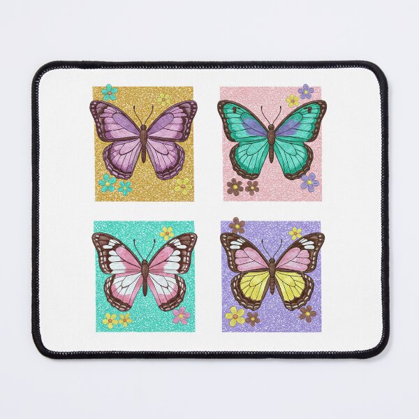 Item preview, Four Pastel Butterflies Nature Insect Set designed and sold by TeeARTHY.