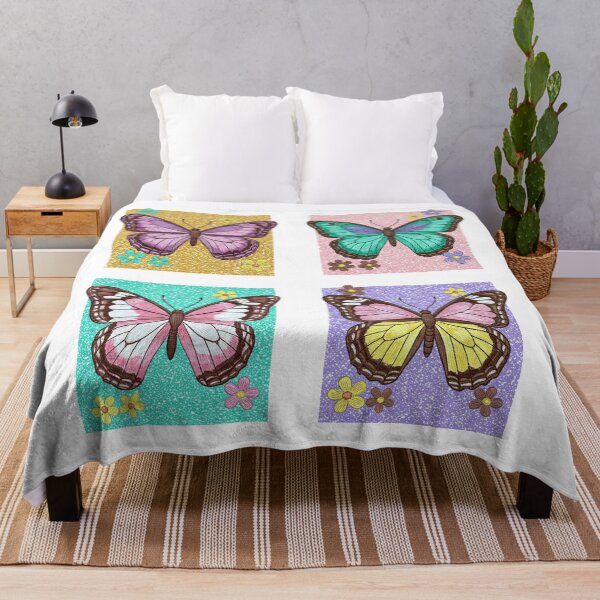 Item preview, Four Pastel Butterflies Nature Insect Set designed and sold by TeeARTHY.