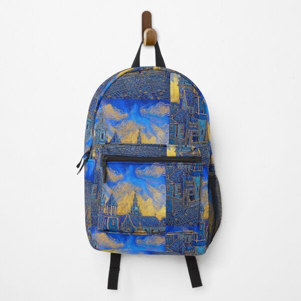 Item preview, Sapphire Dreams: Golden Cityscapes designed and sold by Ewa Miller.