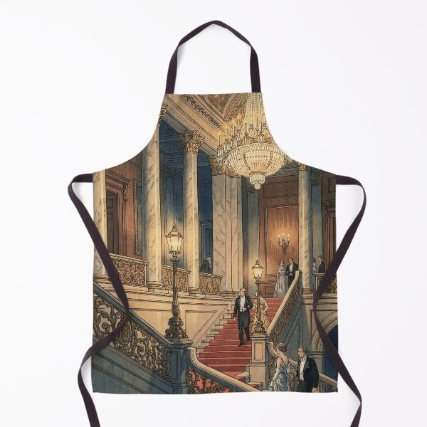 Item preview, Grand Staircase at Theater Japanese Woodblock Print designed and sold by Takeda-art.