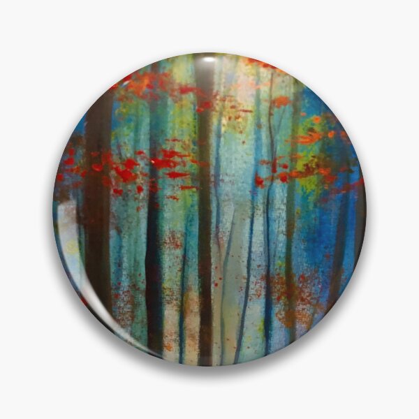 Item preview, Mystical autumn forest designed and sold by Mandasartwork.