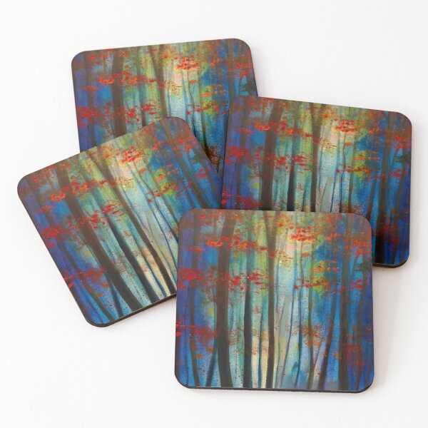 Item preview, Mystical autumn forest designed and sold by Mandasartwork.