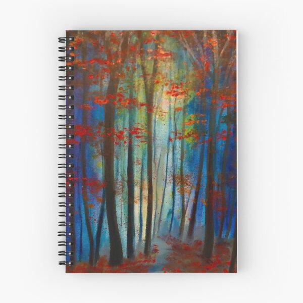 Item preview, Mystical autumn forest designed and sold by Mandasartwork.