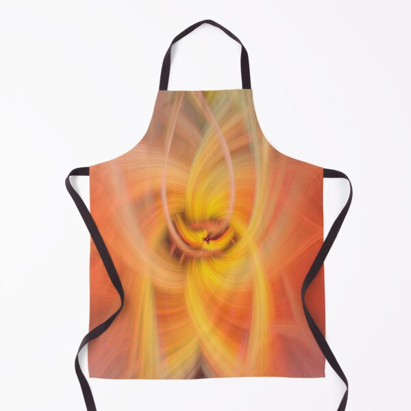 Item preview, Central Orange and Yellow Twirl - Digital Abstract Art. designed and sold by HazyApplePhoto.