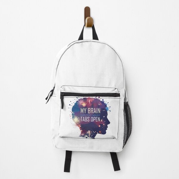 Item preview, ​My Brain Has Too Many Tabs Open T-Shirt | Funny WFH ADHD Gift designed and sold by SylwiaPrint.