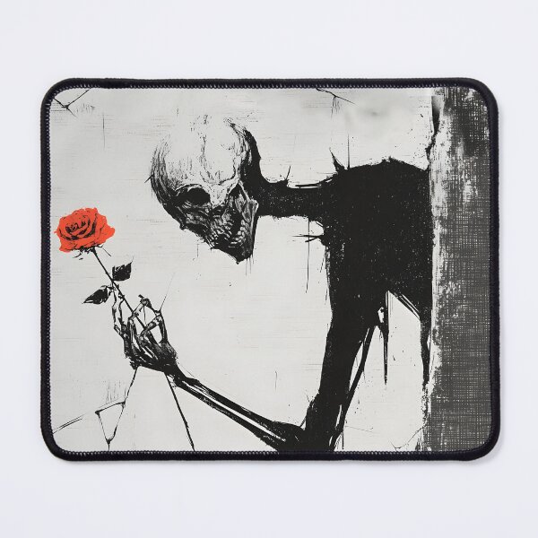 Item preview, Slender Demon Offering Red Rose Cracked Wall designed and sold by Shoot-The-Moon.