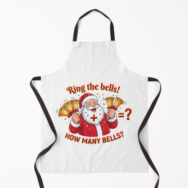Item preview, Ring the Bells! – How Many Bells Santa Christmas Counting Sticker Kids 4-8 designed and sold by MiracleDroplet.