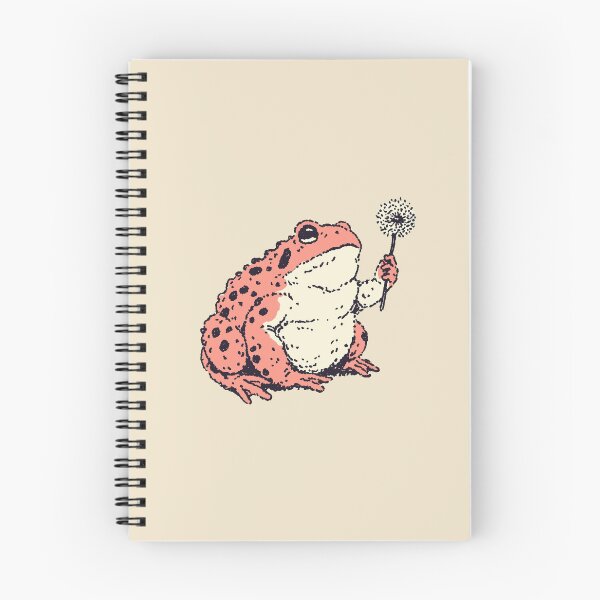 Item preview, Dandelion Frog, whimsical stipple illustration designed and sold by Magnificent Lizard.