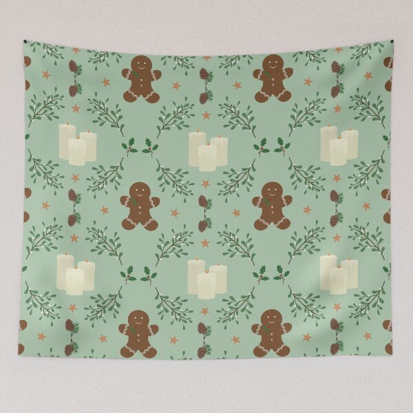 Item preview, Danish Christmas Nature Pattern designed and sold by Emsimonsen.
